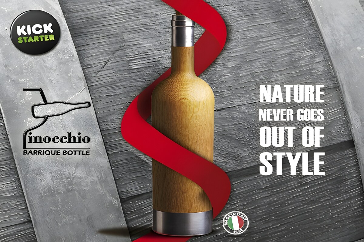 Crowdfunding e vino: arriva la bottiglia in legno?