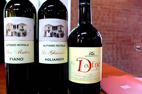 Le Ghiandaie, der Aglianico, der weit fliegt
